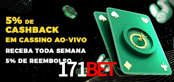 Promoções do cassino ao Vivo 171Bet